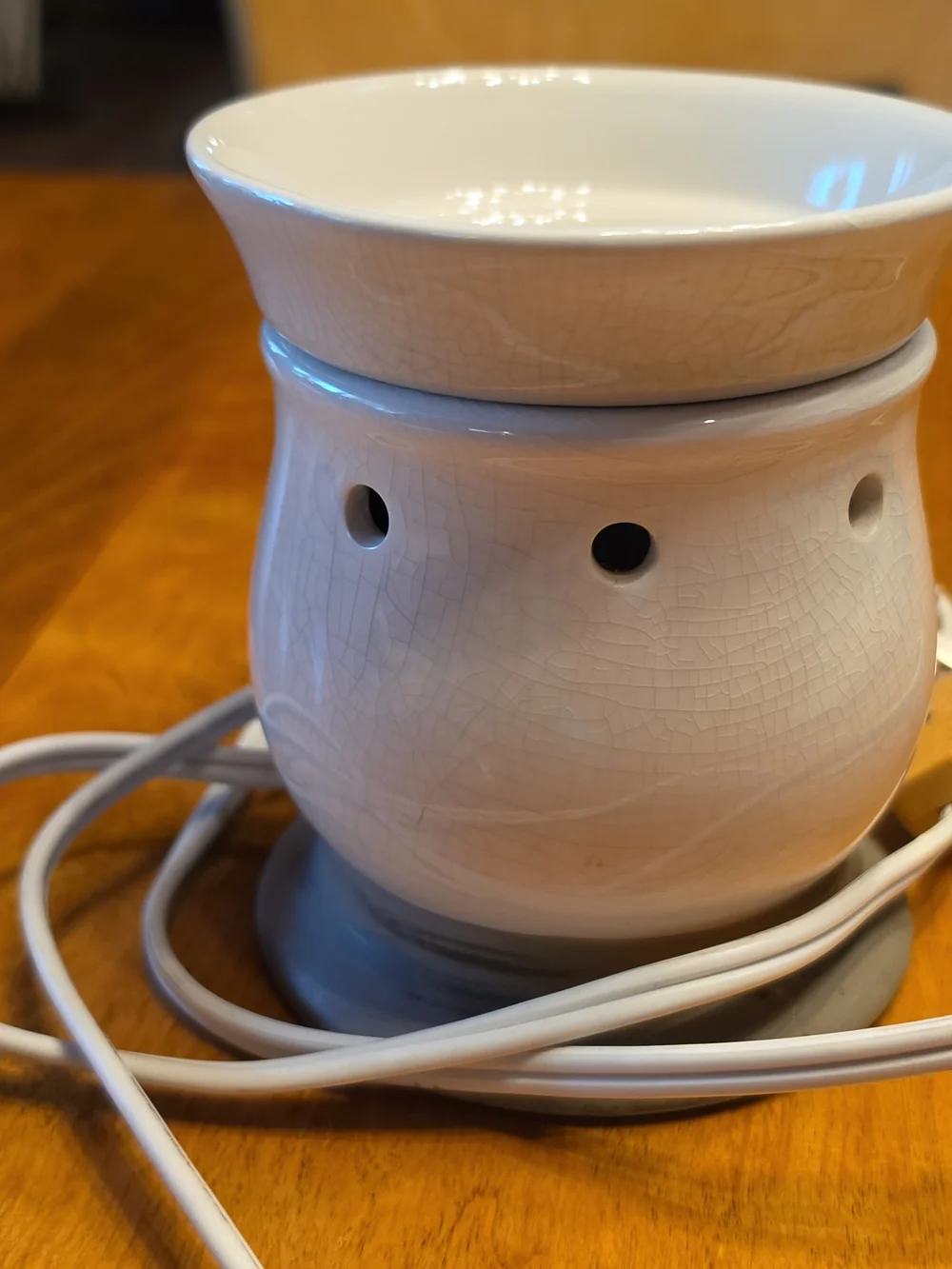 Scentsy White Ceramic Electric Wax Warmer